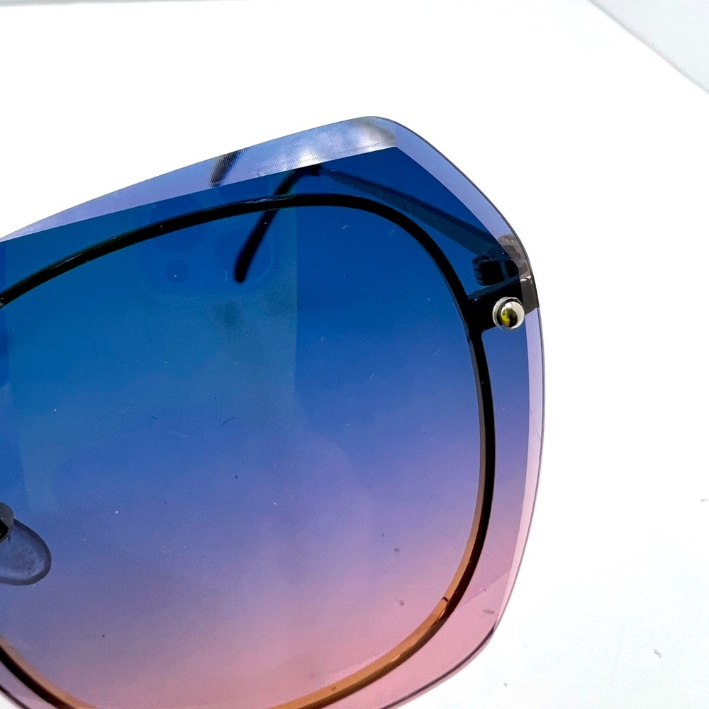 JOHN VARVANTOS LADIES GOLD METAL SUNGLASSES - Picture 6 of 11